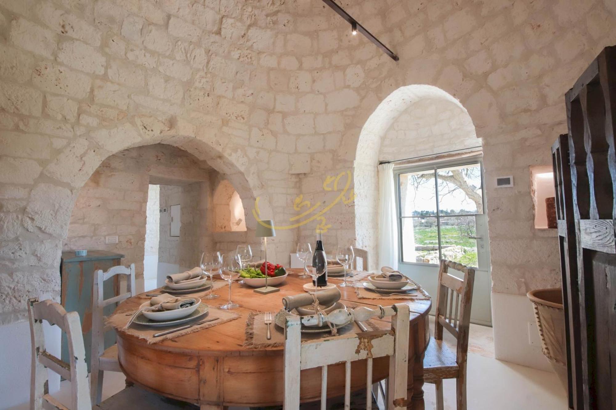 Td I Coni Di Pinure Trulli With Scenic Valley View Villa Martina Franca Buitenkant foto