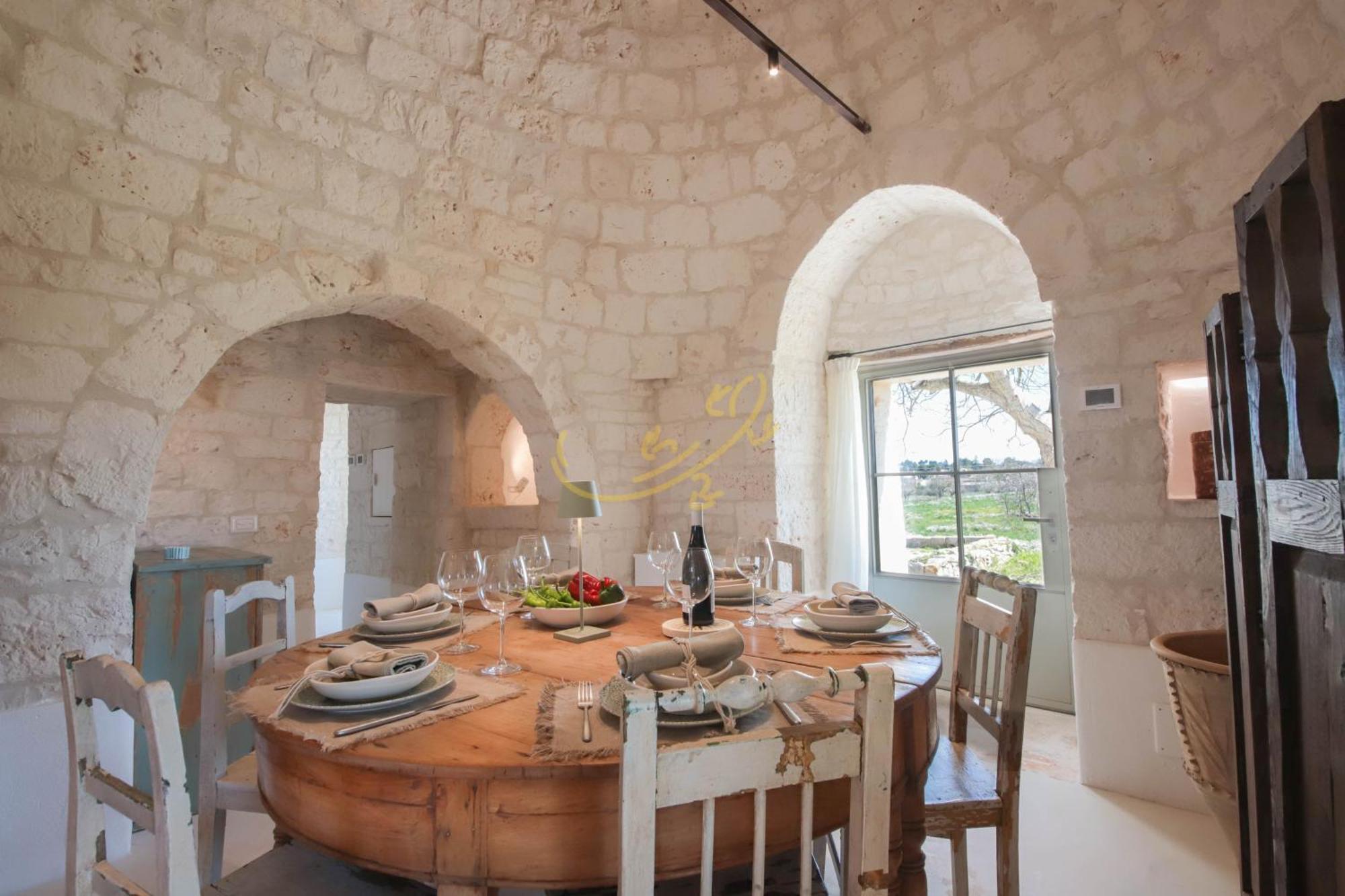 Td I Coni Di Pinure Trulli With Scenic Valley View Villa Martina Franca Buitenkant foto